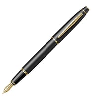 Scrikss Noble 35 Dolma Kalem Mat Siyah - Altın 