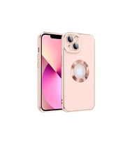 Apple iPhone 14 Uyumlu Kılıf Zore Kongo Kapak (Rose Gold Altın)