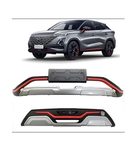 Chery Omoda 5 Ön ve Arka Tampon Koruma Difüzör Plastik Kırmızı Detaylı 2022+ Sonrası Uyumlu