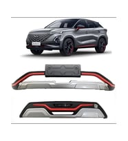 Chery Omoda 5 Ön ve Arka Tampon Koruma Difüzör Plastik Kırmızı Detaylı 2022+ Sonrası Uyumlu
