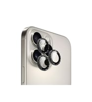 iPhone 16 Pro / 16 Pro Max için ProLENS Kamera Lens Koruyucu Elmas Kesim Çerçeveli, Kırılmaz Cam