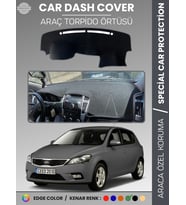 KİA CEED (2006-2012) Torpido Örtüsü Ön Panel Torpido Koruma Tam Uyum Tam Uyum Kaymaz Kolay Montaj
