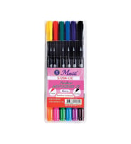 6 Renk Keçeli Kalem Soft Pen Masis Fineliner Softpen Kalem 6 Renk 0,4 mm 1 Paket