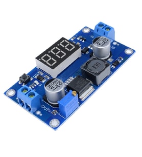 XL6009 4A DC-DC LED Voltmetreli Ayarlanabilir Güç Yükseltici Modülü - LM2577