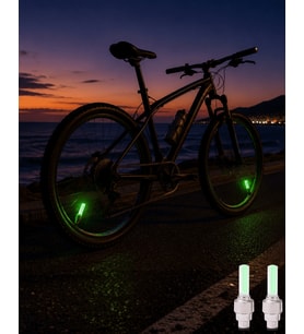 Gece Görünümlü Sibop Işığı Hareketle Yanan LED Jant Lambası