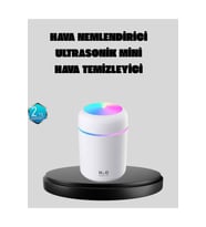Taşınabilir USB Mini Nemlendirici – LED Aydınlatmalı, Çift Püskürtme Modu
