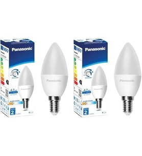Panasonic E14 Led Dim Lamba 4,7W 470Lm 2700K 2Li Paket