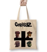 Gorillaz Bez Çanta Uzun Saplı