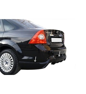 Ford Focus Uyumlu 2 Sedan Arka Tampon Altı Fiber 2008-2011