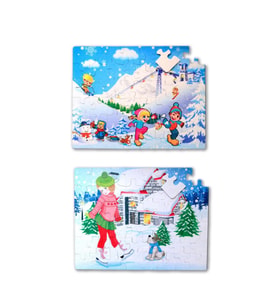 Tox Kış 5+ Keçe Yapboz - 5 Yaş Puzzle T014