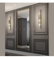 Boyanabilir Dekoratif Modern Hazır Kesim 2.5 cm Duvar Çıtası (Beyaz)