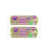 Natura Büzgülü Çöp Torbası Orta ve Büyük Boy Paket