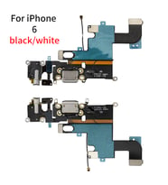 Tkgz İPhone 6G FULL Şarj Kulaklık Soketi (BEYAZ)