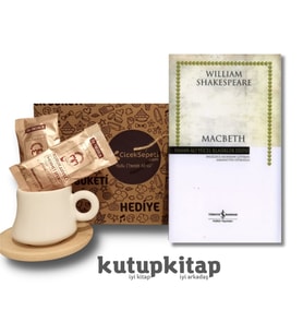 Kutupkitap Bambu Fincan Türk Kahvesi Kişiye Özel Not Macbeth William Shakespeare Kitap Hediye Seti