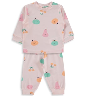 Civil Baby Meyve Empirme 6-18 Ay Pijama Takımı - Pembe