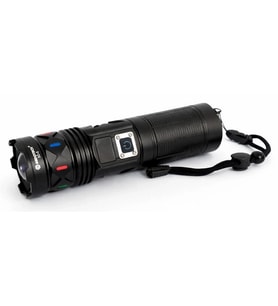 Bedotech Bd-5 30w Tg Led Alüminyum Alaşımlı Zoomlu Type-c Dijital Göstergeli Şarjlı El Feneri