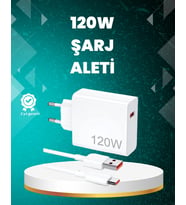 120 Watt Güçlü Hızlı Şarj Adaptörü Huawei P30 P40 Mate 20 Pro Uyumlu