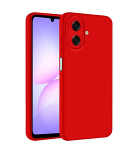 Durukar® Samsung Galaxy A07 4G First Silikon - Kırmızı