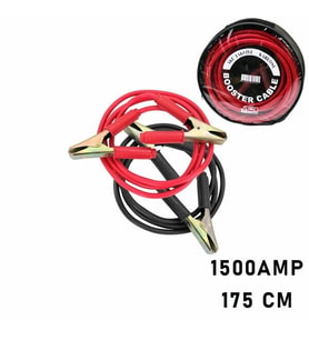 1500 AMPER KAMYON İÇİN AKÜ TAKVİYE KABLOSU 175CM - PENCERELİ BEZ ÇANTALI (5343)