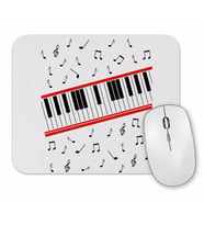 Piano Piyano  Müzik Notaları Mouse Pad