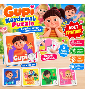 Gupi Kaydırmalı Puzzle (adet fiyatıdır)