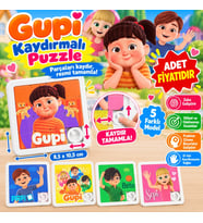 Gupi Kaydırmalı Puzzle (adet fiyatıdır)