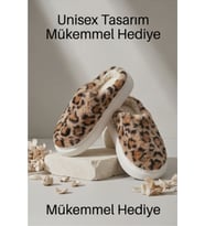 Unisex Ultra Hafif Yumuşak Peluş Kaymaz Taban Anne Çocuk Misafir Pembe Kalp Desenli Ev Terliği