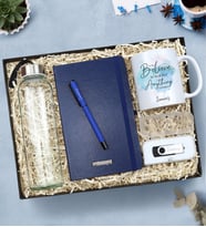 Kişiye Özel defter & Kupa & USB Bellek & Kalem & Matara Hediye Seti