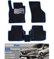 Renault Megane 4 Hatchback (2016-2025) Uyumlu EVA Paspas Tam Set–Araca Özel Tasarım,Kolay Montaj