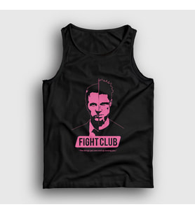 Presmono Unisex Siyah Own Film Dövüş Kulübü Fight Club Atlet