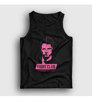 Presmono Unisex Siyah Own Film Dövüş Kulübü Fight Club Atlet
