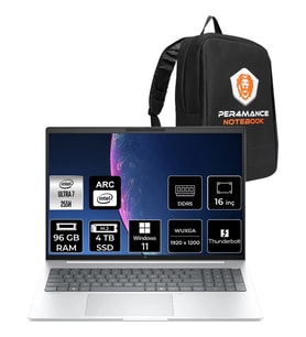 HP Elitebook 8 Aı G1I Core Ultra 7 255H 96GB RAM 4TB SSD 16" FHD+ Win11 Pro AD3T0ETPN445 Notebook + Per4 Çanta
