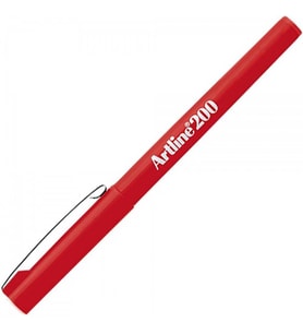 Artline Keçe Uçlu Yazı Kalemi Uç:0,6mm Kırmızı 210N