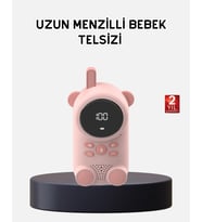 Bebek Telsizi Lcd Ekran Vox İki Yönlü İletişim Usb Şarj Hafif