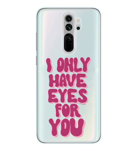 Redmi Note 8 Pro Uyumlu Have Eyes For You Tasarımlı Şeffaf Telefon Kılıfı