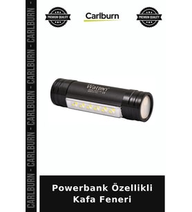 Powerbank Özellikli Kafa Feneri Cep Lambası Seyahat Ekipmanı Kamp Aleti