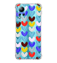 PrintiFy İnfinix Note 11 Uyumlu Water Color 1 Baskılı Şeffaf Köşe Korumalı Antişok Kılıf