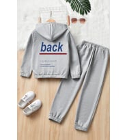 Çocuk Back Eşofman Takımı (Gri)