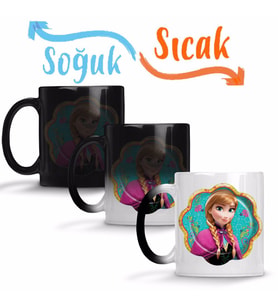 Disney Frozen Anna Sihirli Kupa Bardak Porselen