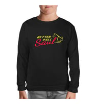 Better Call Saul Siyah Çocuk Sweatshirt