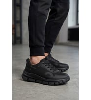 Buldozer 261410 Erkek Klasik Sneaker Siyah