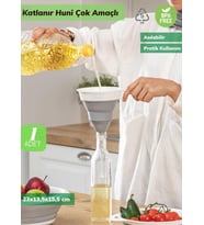 Huni Katlanır Mutfak Hunisi Silikon Huni Bpa Free