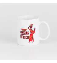Güney Afrika Seramik Kupa Bardak (Karışık)