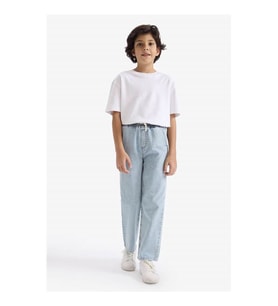 Defacto Düz Paça Mavi Erkek Çocuk Jean Pantolon G6984A8/NM39