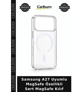 Samsung A27 Uyumlu MagSafe Özellikli Sert MagSafe Kılıf Cep Kılıfı Mobil Aksesuar Akıllı Telefon