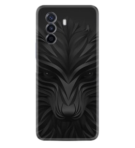 Huawei Nova Y70 Y90 Nova 9 SE  Kılıf Desemli Silikon Black Fox 1325