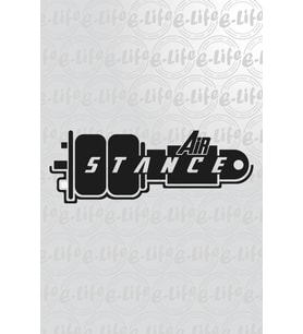 air stance STICKER YAPIŞTIRMA 18X 6 