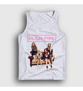 Presmono Unisex Beyaz Band Blackpink Atlet 19287tt