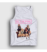 Presmono Unisex Beyaz Band Blackpink Atlet 19287tt