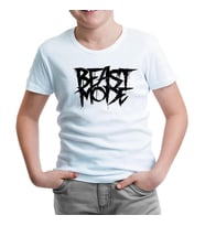 Bodybuilding - Beast Mode Beyaz Çocuk Tshirt